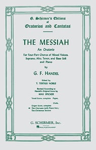 The Messiah SATB Choral Score cover